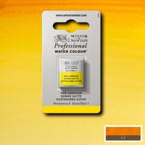 267 - Gommagutta nuova 1/2 Godet Acquerello Professional Winsor e Newton