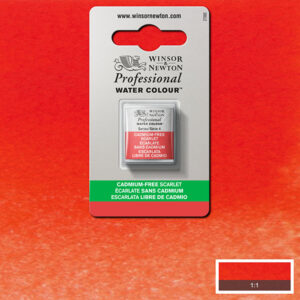 903 - Scarlatto privo di cadmio 1/2 Godet Acquerello Professional Winsor e Newton