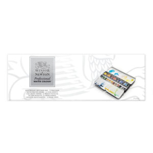 Confezione in Metallo Travel Tin Professional Aquarell 24 Mezzi Godet Winsor e Newton