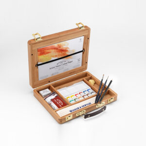 Cofanetto in Bambù PWC con 12 Mezzi Godet Acquerello Professional Winsor e Newton