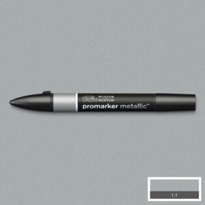 691 - Silver (MTSIL)- Winsor e Newton  Promarker Metallic