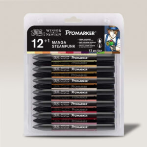 056 - Winsor e Newton  Promarker - 12 Promarker Manga Steampunk