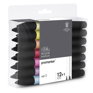 138 - Promarker - 12 Promarker Set 2 Winsor e Newton
