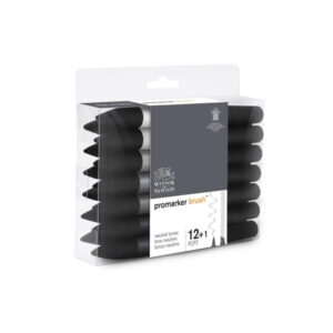 144 - Assortimento Brush 12 + 1 Neutral Tones Winsor e Newton