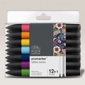 162 - Promarker - 12 + 1 Tattoo Tones Winsor e Newton