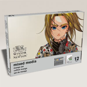 Set 12 pz Mixed Media Manga Set Winsor e Newton
