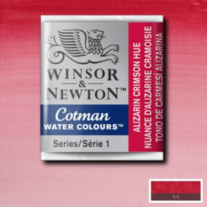 003 - Cremisi d'alizarina imit 1/2 Godet Acquerello Cotman Winsor e Newton