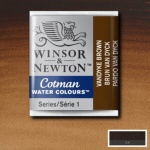 676 - Bruno Van Dyck 1/2 Godet Acquerello Cotman Winsor e Newton
