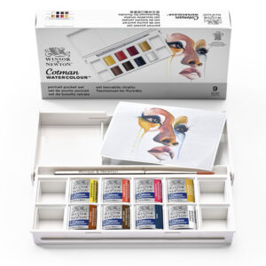 Set Tascabile Ritratto Cotman 9 Pz. Mezzi Godet Winsor e Newton