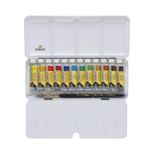 Confezione in Metallo Acquerello Rembrandt Mono Pigmento 12 Tubi da 10 ML Aquarel Talens