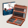 Cassetta in Legno "Sketching" da 48 matite Derwent