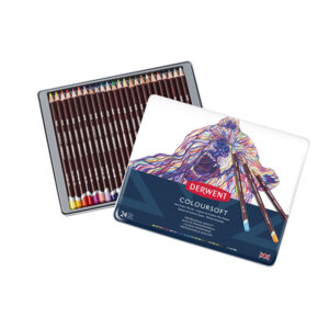 Confezione Metallo "Coloursoft" da 24 pz. Derwent