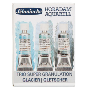 Trio Supergranulation Glacier 3 Tubetti da 5 ML Acquerello Horadam Schmincke
