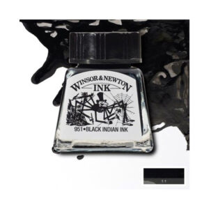 030 - Nero Indiano 14 ML Inchiostro di China Winsor e Newton