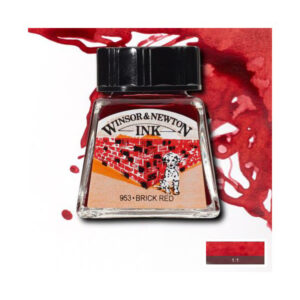 040 - Rosso mattone 14 ML Inchiostro di China Winsor e Newton