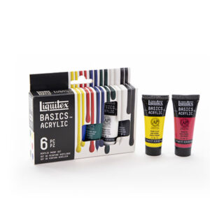 Set 6 Tubi da 22 ML Basics Acrylic Liquitex