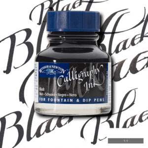 030 - Nero 30 ML Inchiostro Calligrafico Winsor e Newton