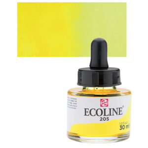 205 - Giallo Limone Acquarello 30 ML Acquarelli Liquidi Ecoline Talens