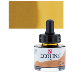 227 - Ocra Gialla Acquarello 30 ML Acquarelli Liquidi Ecoline Talens