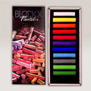 Set 12 Pastelli Colori Assortiti Blockx