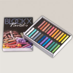 Set 24 Pastelli Colori Assortiti Blockx