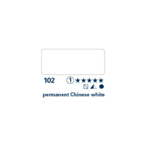 102 - bianco cinese permanente Acquerello 1/2 Godet Horadam Schmincke