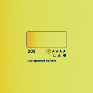 209 - giallo trasparente Acquerello 1/2 Godet Horadam Schmincke