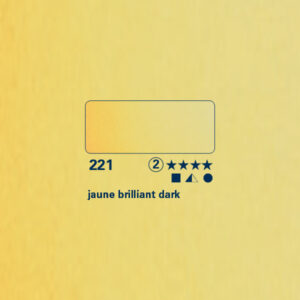 221 - giallo brillante scuro Acquerello 5 ML Horadam Schmincke