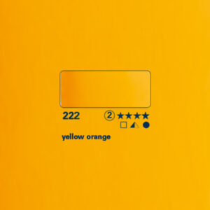 222 - giallo arancio Acquerello 1/2 Godet Horadam Schmincke