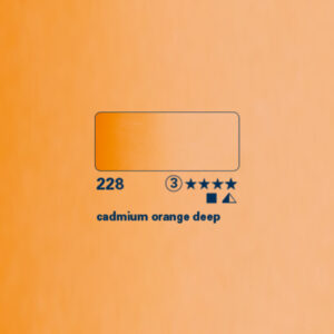 228 - arancio di cadmio scuro Acquerello 5 ML Horadam Schmincke