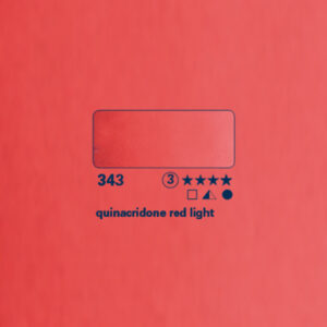 343 - rosso quinacridone chiaro Acquerello 5 ML Horadam Schmincke