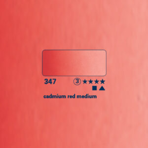 347 - rosso di cadmio medio Acquerello 1/2 Godet Horadam Schmincke