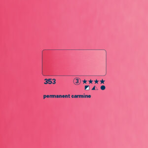 353 - carminio permanente Acquerello 1/2 Godet Horadam Schmincke