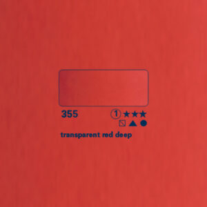355 - rosso scuro trasparente Acquerello 1/2 Godet Horadam Schmincke