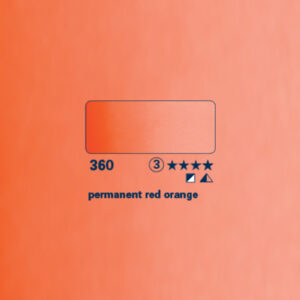 360 - rosso permanente arancio Acquerello 5 ML Horadam Schmincke