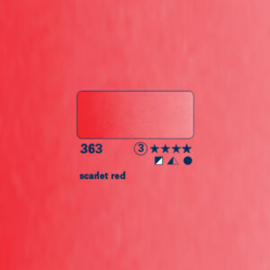 363 - rosso scarlatto Acquerello 1/2 Godet Horadam Schmincke