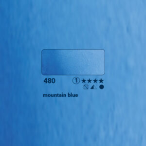480 - blu di montagna Acquerello 1/2 Godet Horadam Schmincke