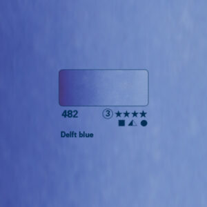 482 - blu di Delft Acquerello 1/2 Godet Horadam Schmincke