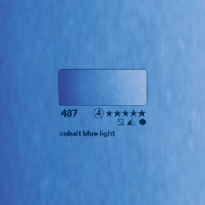 487 - blu di cobalto chiaro Acquerello 1/2 Godet Horadam Schmincke