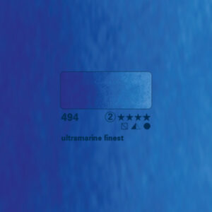 494 - blu oltremare finissimo Acquerello 1/2 Godet Horadam Schmincke