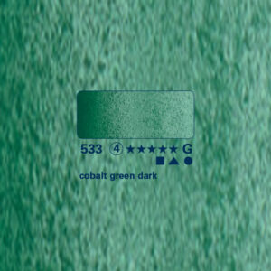 533 - verde di cobalto scuro Acquerello 5 ML Horadam Schmincke