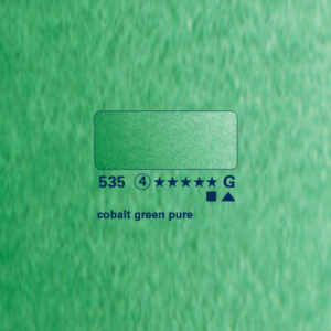 535 - verde di cobalto puro Acquerello 1/2 Godet Horadam Schmincke