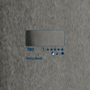 780 - nero avorio Acquerello 1/2 Godet Horadam Schmincke