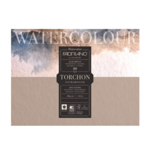 Blocco Collato Watercolour Studio Torchon - 30,5 x 45,5 Grana Torchon, 20 Fogli, 300 gr. Fabriano