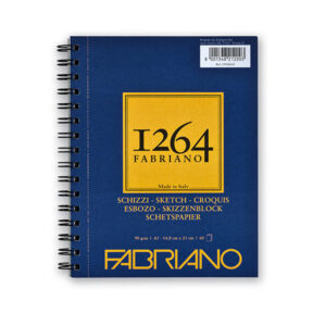Blocco Spiralato 1264 Schizzi - A5, 60 Fogli, 90 gr. Fabriano