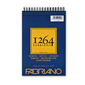 Blocco Spiralato 1264 Schizzi - LL A5, 60 Fogli, 90 gr. Fabriano