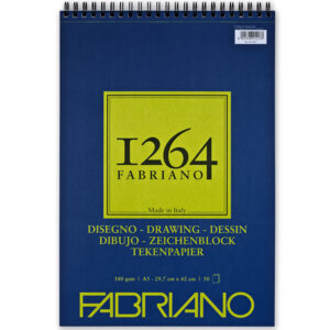 Blocco Spiralato 1264 Disegno - A3, 50 Fogli, 180 gr. Fabriano