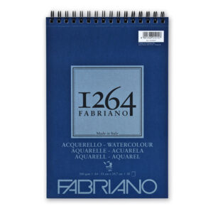 Blocco Spiralato 1264 Acquerello - A4, 30 Fogli, 300 gr. Fabriano