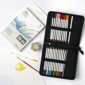 005 - Winsor e Newton Set Studio, Astuccio 24 Matite Acqarellabili