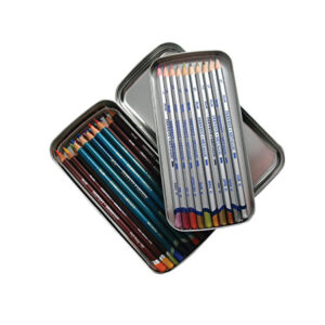Confezione Metallo Vuota "Silver Pencil Tin" - Derwent